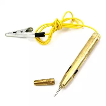 6 В до 24 В постоянного тока, детектор напряжения, ручка-детектор для автомобиля, мотоцикла, ремонт цепи золотой