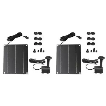 6 Вт солнечный насос с 6 насадками солнечный насос для поилки птиц для пруда сада