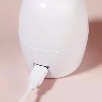 6 Вт УФ-лампа для ногтей в форме яйца, сушилка для мини-яйца на один палец, машина для фототерапии, быстросохнущая портативная машина для маникюра с отвержденным лаком белый