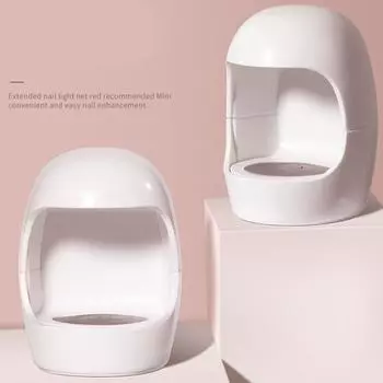 6 Вт УФ-лампа для ногтей в форме яйца, сушилка для мини-яйца на один палец, машина для фототерапии, быстросохнущая портативная машина для маникюра с отвержденным лаком