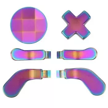 6 в 1 Металлический контроллер Аксессуары с 4 лепестками 2 D-pad для Xbox One Elite 2