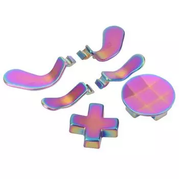 6 в 1 Металлический контроллер Аксессуары с 4 лепестками 2 D-pad для Xbox One Elite 2