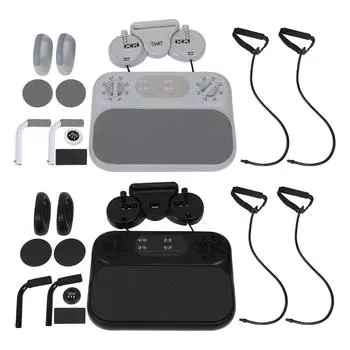 6 в 1 многофункциональная фитнес-доска портативная домашняя тренажерная система для брюшного пресса автоматический отскок Ro Gray