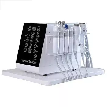 6 в 1 плазменный термопузырьковый аппарат Водородно-кислородный косметологический аппарат Ионный холодный молот RF Биполярный полимерно-водный спа-аппарат для лица EU Plug
