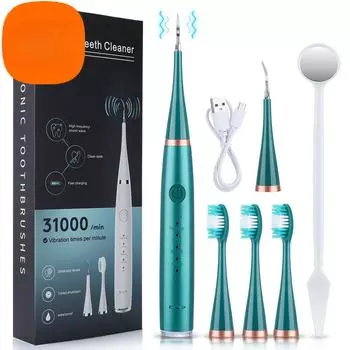 6 в 1 ультразвуковой очиститель зубов скейлер для удаления зубного камня электрическая зубная щетка звуковой очиститель зубов чистка зубов