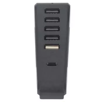 6 в 1 USB 2.0 HUB Разветвитель Высокоскоростной Расширенный Передача Данных Удлинитель Разветвитель для PS5 Slim Game