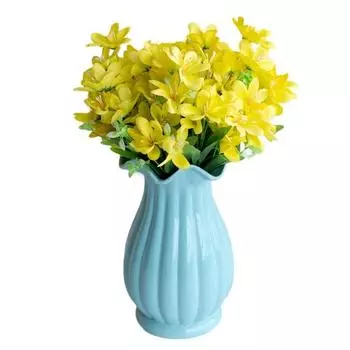 6 веток/1 шт. искусственный цветок Нарцисс моделирование офисное украшение для дома белый