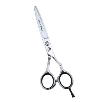 6 Японские высококачественные парикмахерские ножницы, профессиональные товары для салонов, горячие ножницы для волос, филировочные парикмахерские ножницы, инструмент для стрижки 6.0 серебряный
