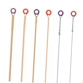 6 запасных частей для стальных гитарных струн, музыкальный инструмент, намотка из медного сплава, акустика