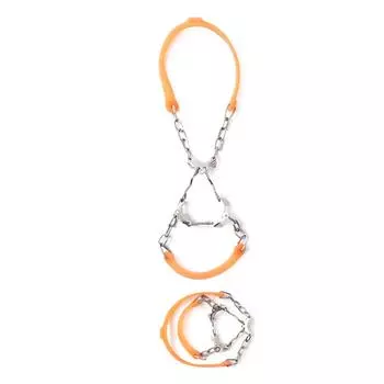 6 зубцов Зимние противоскользящие альпинистские бутсы для снежных когтей Унисекс Чехлы для обуви Аксессуары для пешего туризма синий