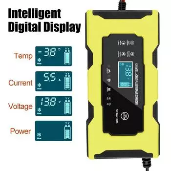 6A 12V автомобильные зарядные устройства интеллектуальный автоматический импульсный ремонт 110-220V вход US EU вилка адаптер зарядное устройство для мотоциклетных аккумуляторов S1 12V/2A