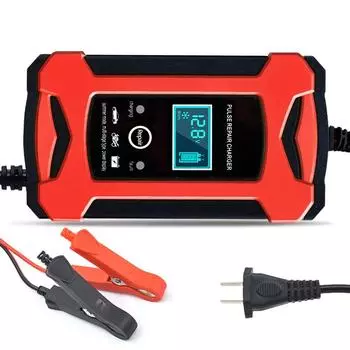 6A 12V цифровое зарядное устройство для автомобильного аккумулятора полностью автоматическое зарядное устройство для автомобильного аккумулятора Power Puls ремонтные зарядные устройства свинцово-кислотные AGM аккумуляторные батареи зарядное устройство