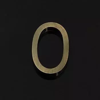 6CM 0-9 Sign Number Plate Digits Sticker Door Address Hotel House Modern Number Bronze 6Cm bronze