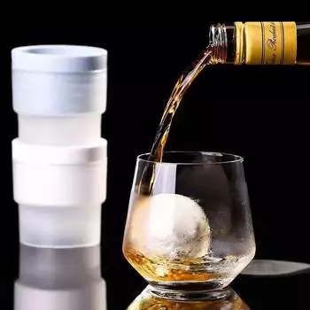 6CM Ice Ball Maker Silicone Ice-hockey Mold Summer Ice Cube Tray DIY Ice Cream Mould Whiskey Drink Cooling Tool Kitchen Gadgets синий