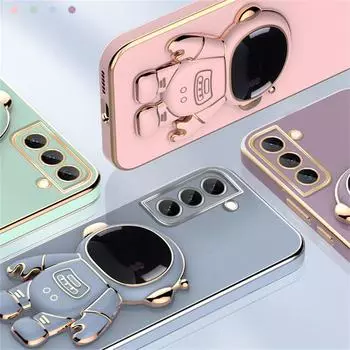 6D покрытие чехол для скрытой подставки космонавта для покрытия чехла для Galaxy ПРИМЕЧАНИЕ 20, ПРИМЕЧАНИЕ 20 Ultra One Size