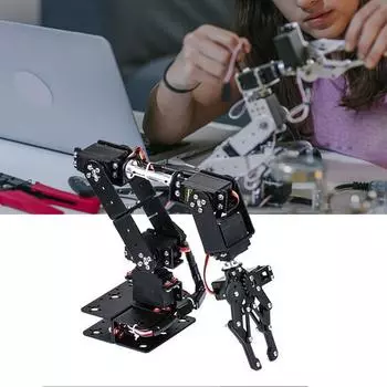 6DOF Robot Mechanical Arm Clamp Claw Kit DOF Manipulator Industrial Robot Parts Ключевые слова