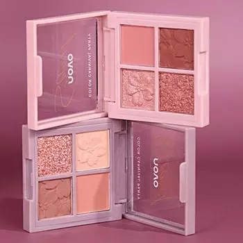 6G Увлекательная палитра теней для век, безопасные потрясающие 4 цвета Ins Style, перламутровые матовые оттенки для макияжа для начинающих