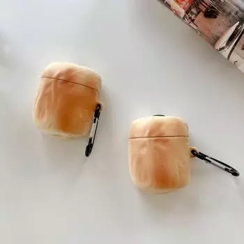 6i Protective Case SE2 Pineapple Bun Freeclip Second Generation Freebudspro3 Third Generation 4e Bluetooth Earbuds Case Pro2 Fourth Generation AirPods 1/2 Generation Small bread]