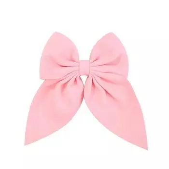 6Inch New Sweet Solid Bowknot Hair Clips Gilrs Big Bow Pink Hairpins Ribbon Batterfly Barrettes Duck Bill Clip Hair Accessories