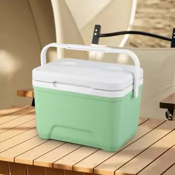 6L Кемпинговый автомобильный холодильник большой емкости мини-морозильник холодильник сохранение тепла 96H пикник лед ведро для пляжа пикник кемпинг белый