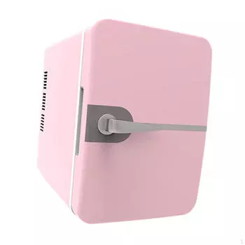 6L Мини-холодильник для напитков Холодильник для подарков на День святого Валентина Однодверный компактный термоэлектрический охладитель белый