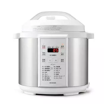 Электрическая скороварка Iris Ohyama, 6 л, Возможность приготовления при низкой температуре, Возможность предварительного приготовления, Также можно готовить кексы, Гарантия производителя