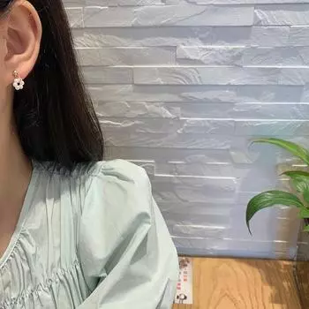 6Pairs/Set Simple Pearl Moon Bow Butterfly Stud Earring Set Heart Star Earrings For Women Accessories Jewelry