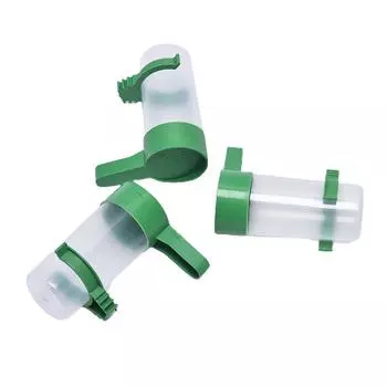 6Pc Bird Water Drinker Feeder Automatic Drinking Fountain Pet Drinking Cup Bowls