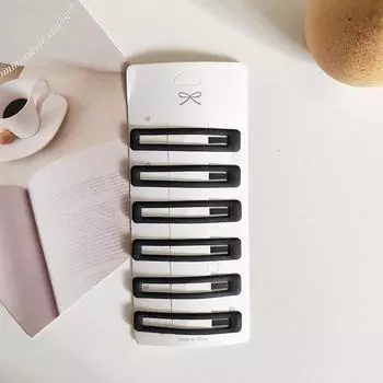 6pc Cute Solid Hair Side Clips for Girls And Women Holiday Hairpins Crab Shaped Headwear Hair Accessories Ornament