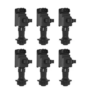 6PC Ignition Coil JNS163 for Nissan Skyline Stagea 1998-2000 MCP1440 2.5L Turbo