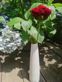 6PCS Artificial Red Roses Flowers Knitted Flower with Long Stems Realistic Faux Rose Bouquets for Bridal Bouquet Floral Wedding Party Home Table Decor красный