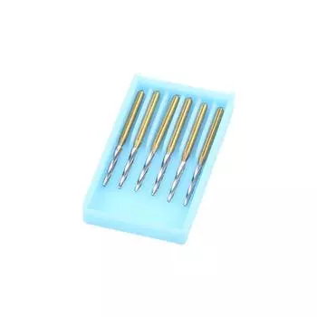 6pcs/box 25mm/28mm High Speed Zekrya polishing Drill Dental Tungsten Carbide Burs Surgical Bone Cutters Bit For Dentistry