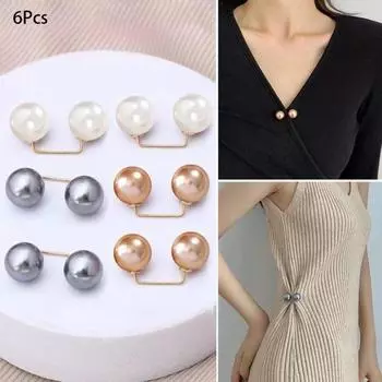 6Pcs Detachable Tighten Waist Button Clothing Accessories Retractable Button Women B