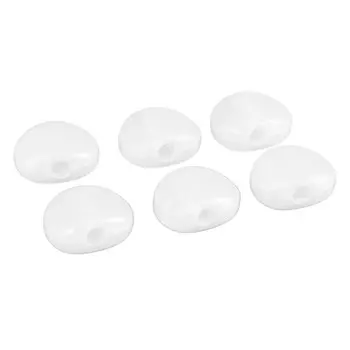 6Pcs Electric Guitar Tuning Peg Key Button Semicircle Shape Folk Classical Guitar Tuning Peg Handle белый