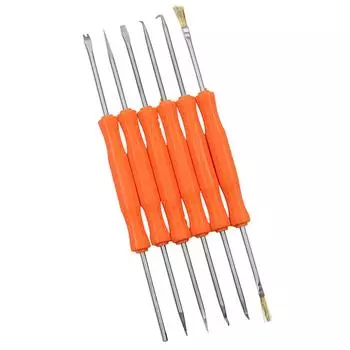 6Pcs Electronic Heat Assist Repair Tool Double sided Soldering Aid Repair Tools Welding Assist Disassemble Tool