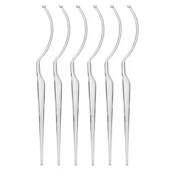 6Pcs Fake Eyelash Display Stick Eyelash Installer Display Wand Eyelash Extensions Display Stick Lash Salon Accessories