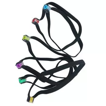 6Pcs Fishing Tippet Rings Gadget Tippet Spool Tenders Threader Wire Loop for Outdoor Activities Fishing Tackle Accessory