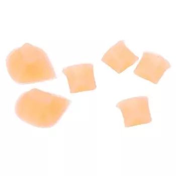 6 шт. флейта кирпич силиконовый светло-желтый флейты приглушенные клавиши музыкальные инструменты части аксессуары