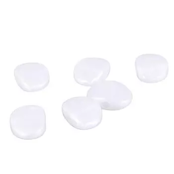 6Pcs Folk Guitar String Button Handle Knob Head Cap Tuner Tuning Peg Buttons Parts White белый