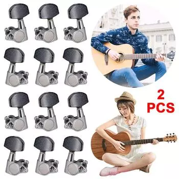 6pcs Guitar String Tuning Pegs Tuner Machine Heads for Electric Folk Guitar ?