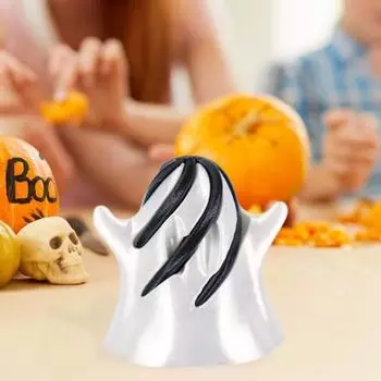 6Pcs Halloween Ghost Impossible Cone 3D Printed Ghost Spiral Cone Fidget Toy