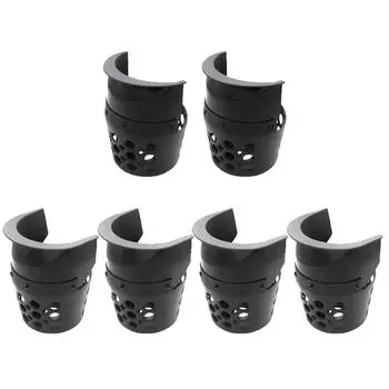 6Pcs Heavy Duty Billiard Pool Table Pockets Basket Billiard Drop Pockets Storage Pockets Pool Table Accessories