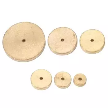 6Pcs Leather Brass Space Set DIY Round Line Marking Hand Craft Tool Narrow Hole narrow hole set
