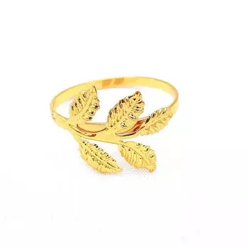 6pcs/lot Golden leaf napkin ring metal gilded leaf napkin ring wedding hotel tableware napkin buckle desktop decoration золотой