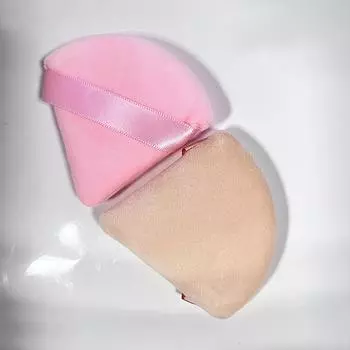 6Pcs Makeup Powder Puff Soft Triangle Velour Puff Cosmetic Foundation Sponge