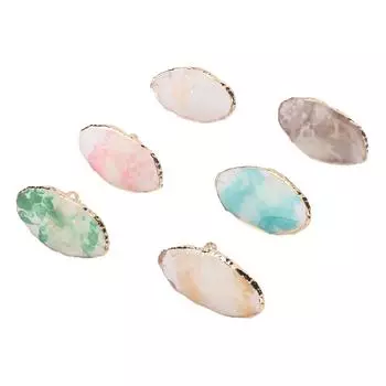 6pcs Nail Art Palette Tray Wearable Soft Resin Nail Polish Color Mixing Rings Manicure Tool