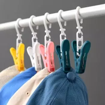 6PCS Plastic Clothes Peg White Laundry Clip Multifunctional Drying Clip Glove темно-синий