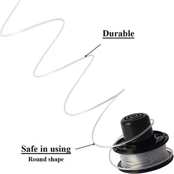 6PCS RS-136 Line Spool Trimmer Spools Line 0.065 20FT For ST4000 ST4050 ST4500