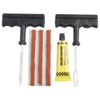 6pcs/set Car Tire Repair Tool Auto Bike Tubeless Tire Tyre Puncture Tire Repair Kit Plug Garage Car Accessories