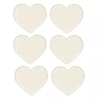 6PCS/SET Multipurpose Wooden Basket Bottoms Natural Storage Basket Base Weaving Bag Bases Colleague Style B